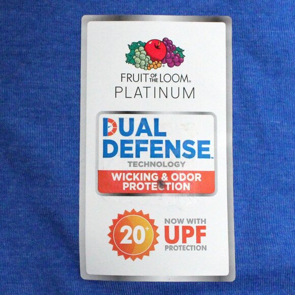 NWT Fruit Of The Loom Platinum Men’s 2XL 50-52 Shades of Blue Tank Top Shirt - Picture 5 of 7